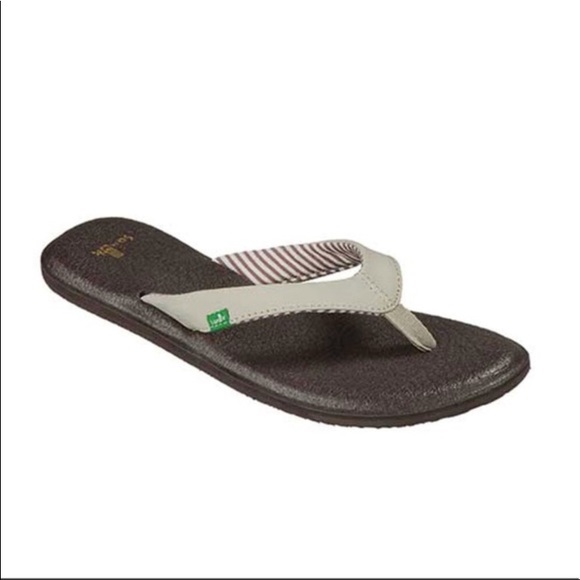 Sanuk Yoga Chakra flats natural NIB various sizes - Picture 2 of 5